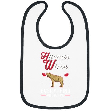 Discover Wines Fun Hyena And Wines Aardwolfs Spotted Hyena Bibs