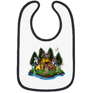 Discover Cryptozoology Cryptid Creatures bigfoots Jackalope Werewolf Bibs