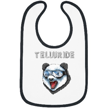 Discover Panda Pet Telluride Colorado USA Panda Skis Gift 1 Bibs
