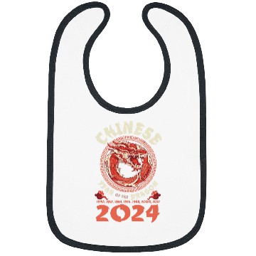 Discover Dragon Pet Chinese Year of the Dragon Chinese New Years Eve Zodiac 10 Bibs