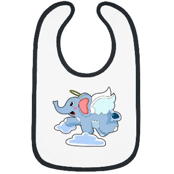 Discover Elephant Pet Angel wings Clouds Bibs