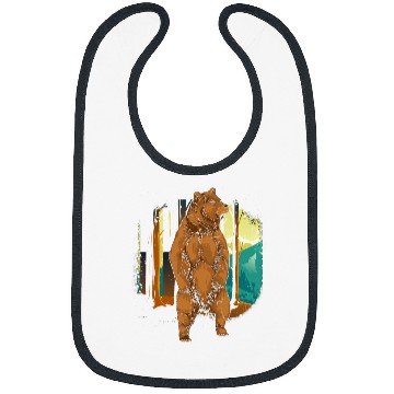 Discover Bear Pet Brown Bear Forest Landscape Animal Nature Bear Bibs