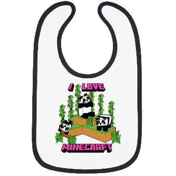 Discover Panda Pet Minecraft Panda Love Poster Bibs