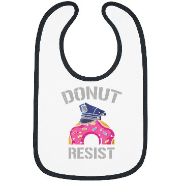 Discover Donut Resist Law Enforcement Cop Policeman Bibs