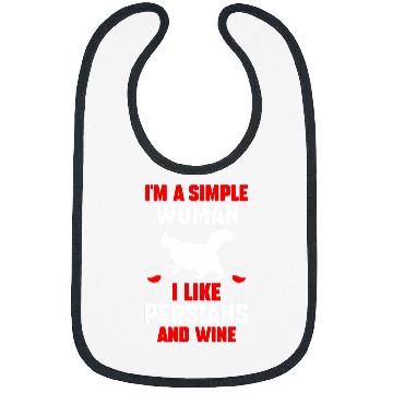 Discover Wines Fun Cat Persian Bibs