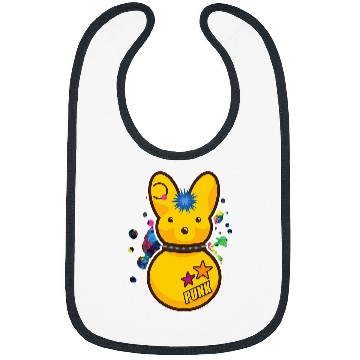 Discover Cute Bunny Aesthetic Goth Emo Animal Lover 1 Bibs