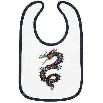 Discover Dragon Pet Chinese New Years Folklore Art Bibs