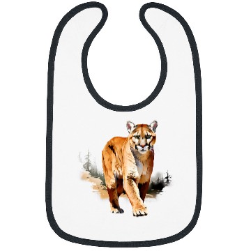 Discover Lion Pet Mountain Lion Predatory Cat 8 Bibs