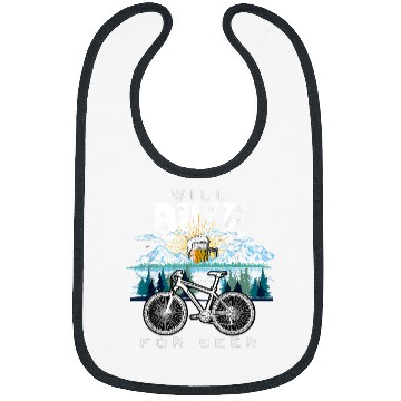 Discover Beer Fun Beer Will Bike Beer Cycling Biking Beer Lover Drinking19 Bibs