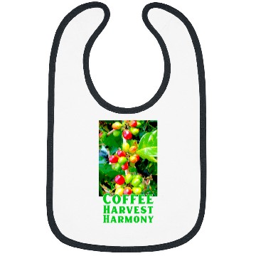 Discover Coffee Fun Cool COFFEE HARVEST HARMONY coffee cherries coffee berries Bibs