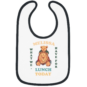 Discover Lion Pet Retro Graphic two lions ask Melissa what we have for lunch Bibs