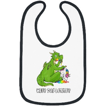 Discover Dragon Pet the last dragon eats unicorn Bibs