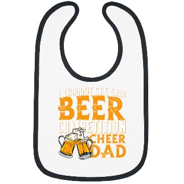 Discover Beer Fun Beer Competition Cheer Dad Cheerleading Cheerleader Cheerer Bibs