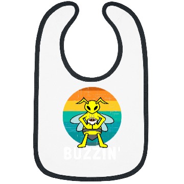 Discover Coffee Fun Buzzin Bee Coffee Funny Protect Bees And Caffeine Bibs