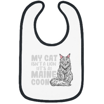 Discover Lion Pet My Cat Isn t A Lion It s A Maine Coon Big Fluffy Cat Breeds Bibs