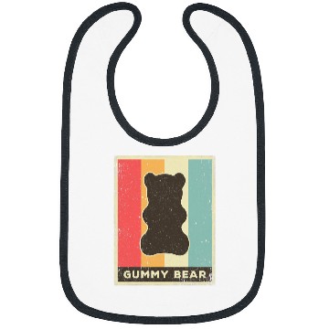 Discover Bear Pet Gummy Bear Retro Gift 1 Bibs