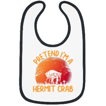 Discover Pretend Im a Hermit Crab Group Matching Halloween Holiday Bibs