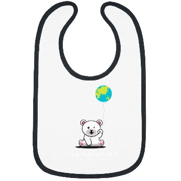 Discover Bear Pet Polar Bear Earth Day Everyday Hour Bibs
