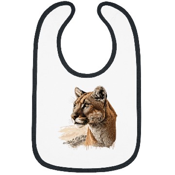 Discover Lion Pet Mountain Lion Predatory Cat Bibs
