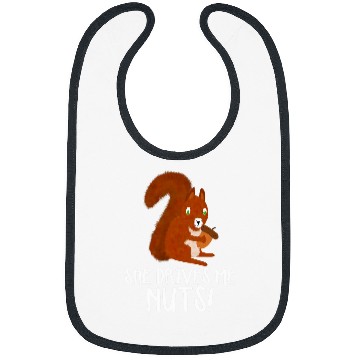 Discover Squirrel Pet Nutty Squirrel His Her Matching Couple Design Bibs