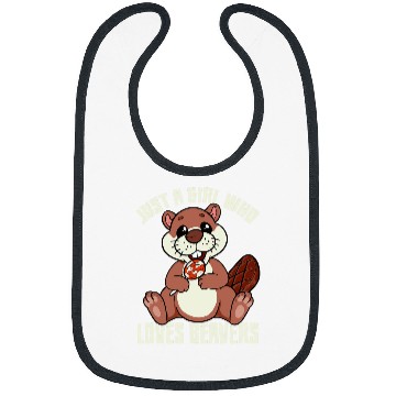 Discover Just A Girl Who Loves Beavers 2 Bibs