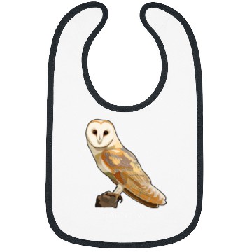 Discover Owl Pet Barn Owl Bird Lover Bibs