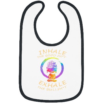 Discover Let That Sh Go Buddha Ying Yang Bibs