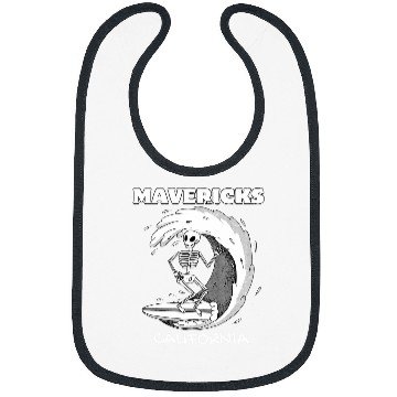 Discover MAVERICKS californias Surf vintages Retro Surfing Bibs