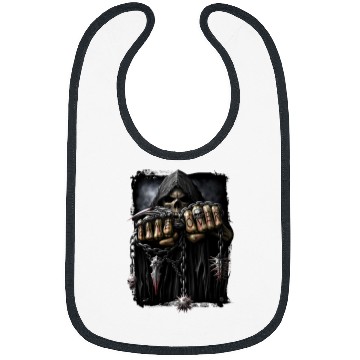 Discover Spiral Original Game Over Gothic Reaper Bibs