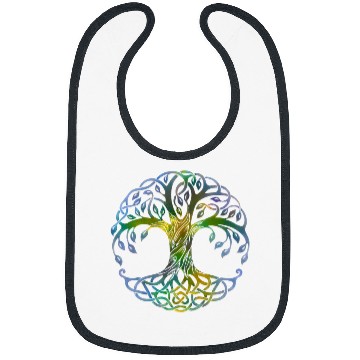 Discover TREE OF LIFE Viking Yggdrasil Pagan Earth As Above So Below Bibs