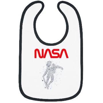 Discover NASA Astronaut Skateboard Worm Logo Bibs