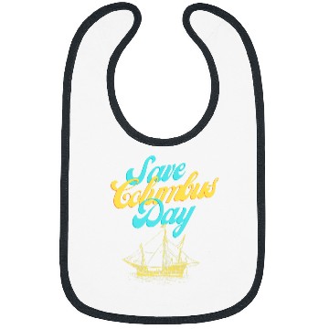 Discover Save Columbus Day Bibs