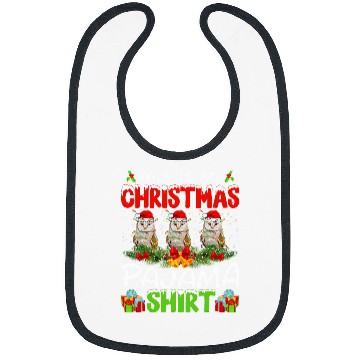 Discover Owl Pet Barn Owl Christmas Hat Pajama Barn Owl Lover Bibs