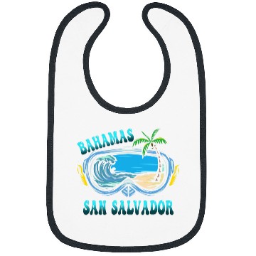 Discover San Salvador Bahamas Vacation Beach Bibs