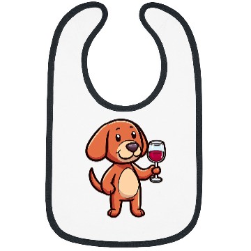 Discover Wines Fun Vizsla Wines Funny Dog Beverage Bibs