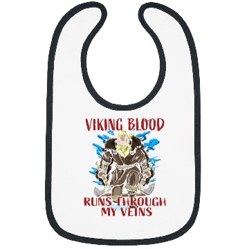 Discover Viking Blood Runs through my Veins Viking Raid 1 Bibs