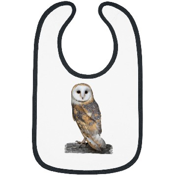 Discover Owl Pet Barn Owl Portrait Bibs