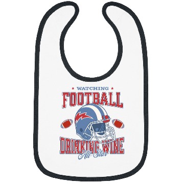Discover Wines Fun Watching Football Drinking Wines All Star Bibs
