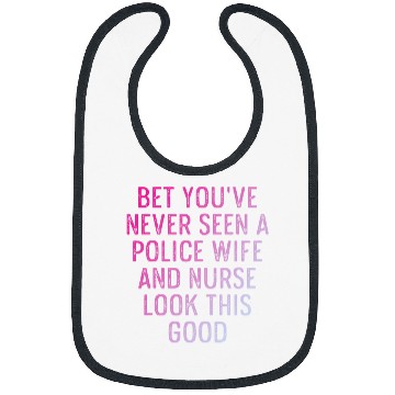 Discover Police Wife nurses Life RN Mom 14 Bibs