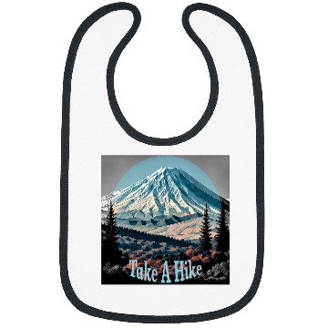 Discover Take a hike mountain trails outdoor adventure fun sun Bibs