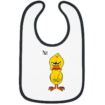 Discover Duck Pet No Duck with clear statement statement Bibs