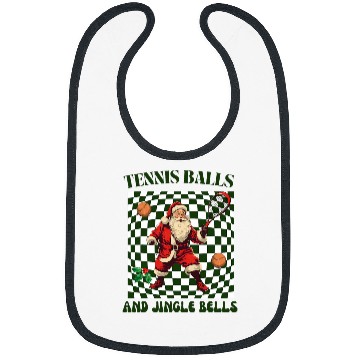 Discover Tennis Balls and Jingle Bells Santas Christmas Game Bibs