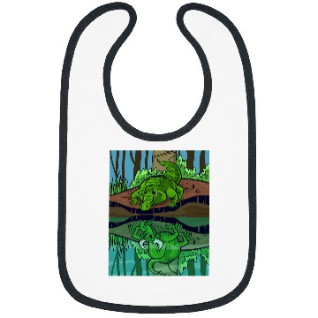 Discover Dragon Pet Crocodile Dragon Fairy Tale Reflective Image Bibs
