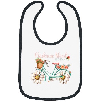 Discover Mackinac Island Michigan Bike vintages Bicycle Summer Biking Bibs