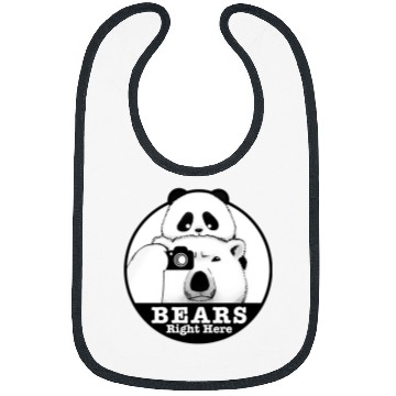 Discover Bear Pet Right Here Classic Bibs