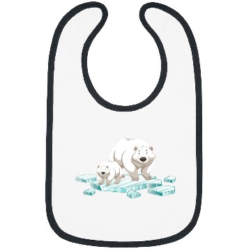 Discover Bear Pet Polar bear north pole polar bear environmental protection 2 Bibs