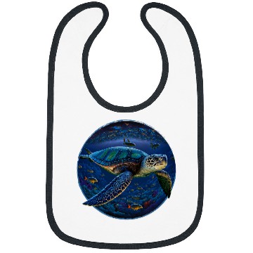Discover Turtle Pet Marine Life Bibs