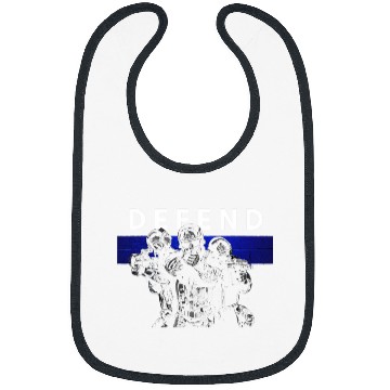 Discover Police Job Defend The Police Cool Swat Team Thin Blue Line Flag Cop Bibs