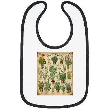 Discover Medicinal Herb Garden Labels Bibs
