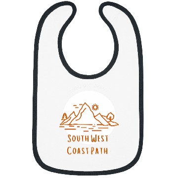 Discover South West Coast Path Hiking Cornwall englands Trail Travel Bibs